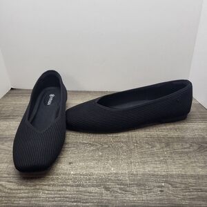 VIVAIA Lightweight Square-Toe V-Cut Flats Margot 42 EU 10.5 Wide US